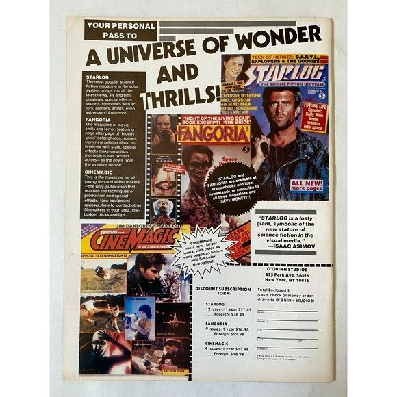 STARLOG #101 - 1985 November Featuring Star Wars On Cover VINTAGE - Picture 2 of 3